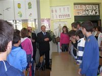 Wizyta w Szkole Podstawowej w Blace, fot. T.Biernacki